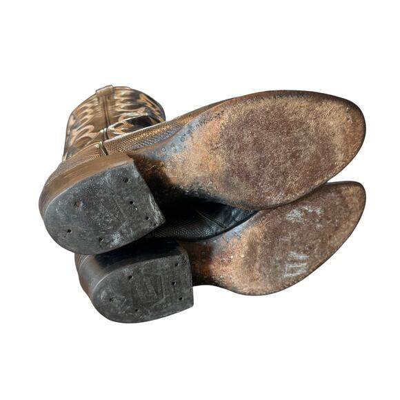 Tony Lama Exotic Genuine Lizard Cowboy Boots Men’s Size 8.5 B - Picture 13 of 13